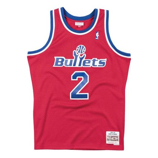 Tielko Mitchell & Ness Mitchell & Ness Chris Webber Washington Bullets 1994-95 Swingman Jersey Červená | BA81MB-WBU-R-JIB, 0