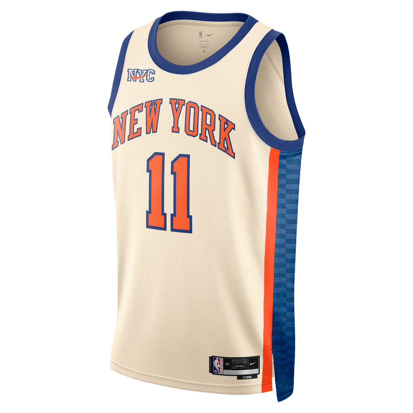 Dres Nike Jalen Brunson New York Knicks City Edition Swingman Jersey Béžová | HM5989-123