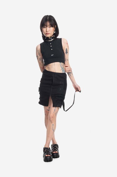Sukňa Rick Owens Mini Skirt Čierna | DS02B4343.SBFLS.BLACK, 1