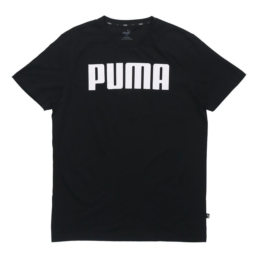 Tričko Puma Short Sleeve Logo T-Shirt Čierna | 855151-01