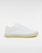 Old Skool Shoes (glow To The Flo' White) Unisex White, Size 2.5