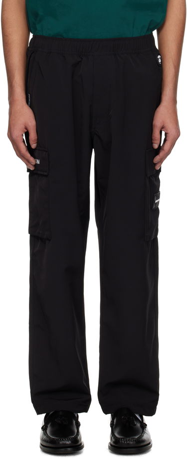 Cargo nohavice AAPE by A Bathing Ape AAPE by A Bathing Ape 'AAPE Now' Woven Cargo Pants Čierna | AAPPTMB667XXNBKX, 0