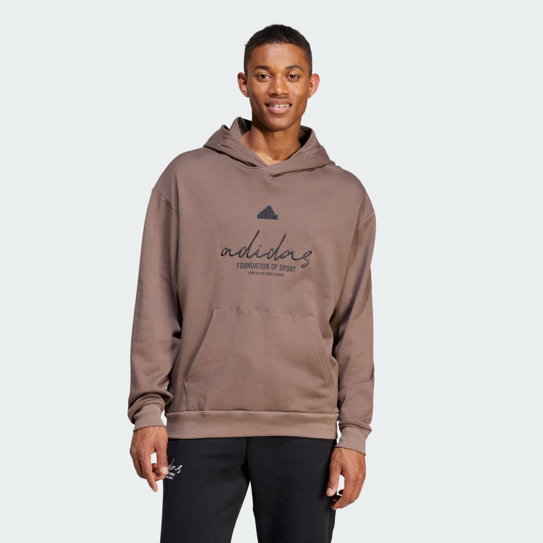 Mikina adidas Performance Foundation of Sport Hoodie Hnedá | IW3534, 0