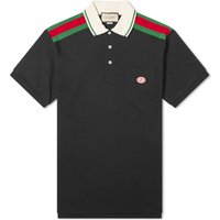 Polo tričko Gucci GRG Logo Polo Shirt Čierna | 737656-XJF4V-1043, 1