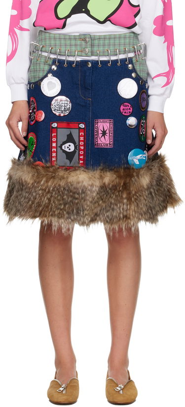 Sukňa Chopova Lowena Chopova Lowena Kram Knee Denim Miniskirt Rôznofarebný | 3267, 0