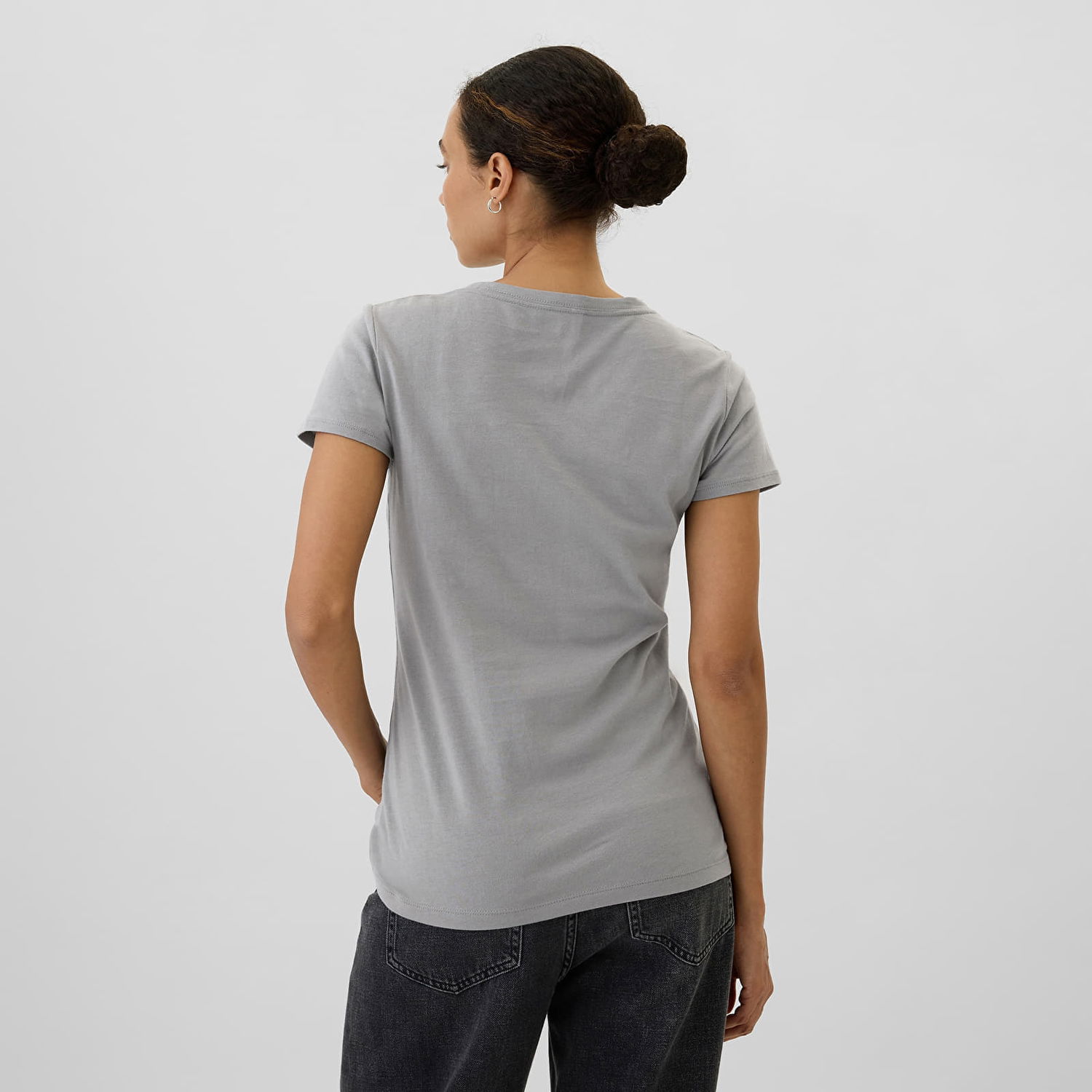 Tričko GAP T-shirt Logo Shortleeve Tee Pilot Grey L Šedá | 541948-00, 1