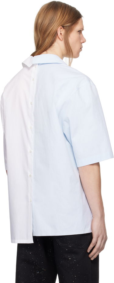 Košeľa LANVIN Lanvin Bicolor Asymmetric Shirt Modrá | RM-SI0014-6043-P25, 2