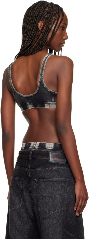 Podprsenka Diesel Ariel Washed Denim Bra Čierna | A19563 0SHAN, 2