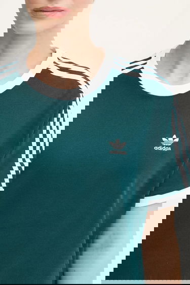 Tričko adidas Performance 3-Stripes T-Shirt Zelené | JY4855, 3