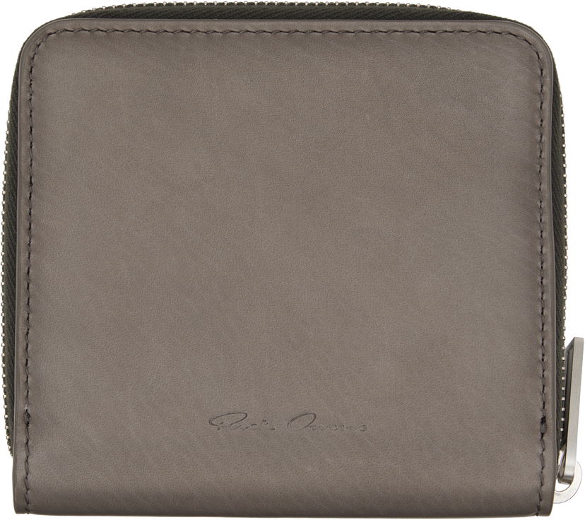 Peňaženka Rick Owens Rick Owens Concordians Zipped Wallet Šedá | RA02E0716 LCA