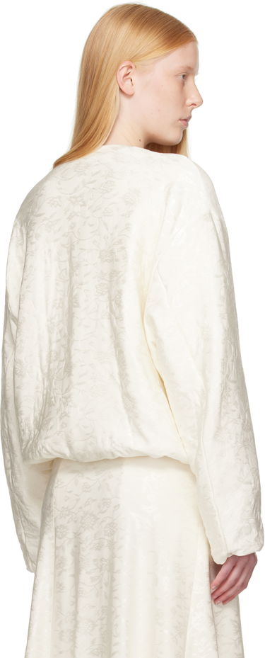 Bunda Jil Sander Jil Sander Jacquard Bomber Jacket Biela | J03BN0186_J20300, 2
