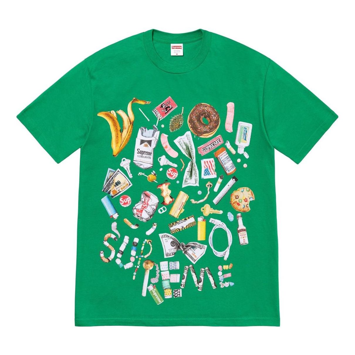 Tričko Supreme Supreme Trash Graphic T-Shirt Zelené | SUP-SS23-285, 0