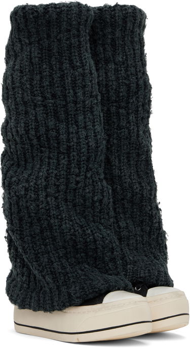 Ponožky R13 R13 Kurt High Top Warmers Zelené | R13WS072-S191A, 3