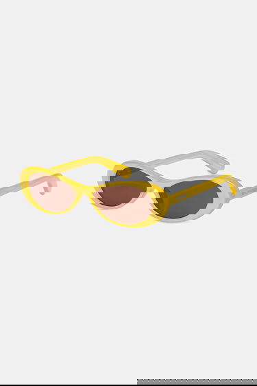 Slnečné okuliare Jacquemus Jacquemus Nuvola Oval Sunglasses Žltá | JAC135C4SUN, 1