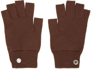 Rukavice Rick Owens Rick Owens Cashmere Fingerless Gloves Hnedá | RU02B2485 WS, 0