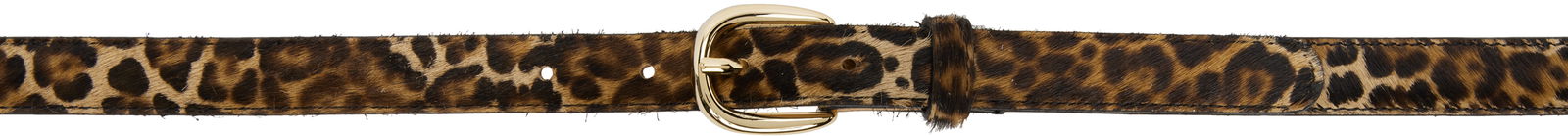A.P.C. Rosette Calf Hair Belt