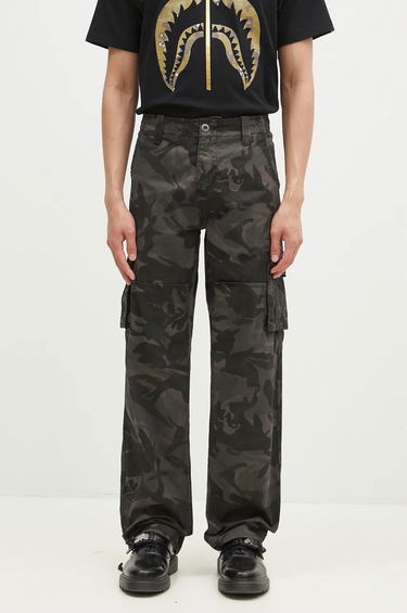 Cargo nohavice Alpha Industries Jet Camo Pants Čierna | 101212C, 0