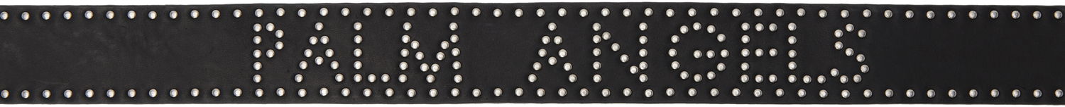 Opasok Palm Angels Palm Angels Studded Leather Belt Čierna | PMRB035S25LEA0011072, 1
