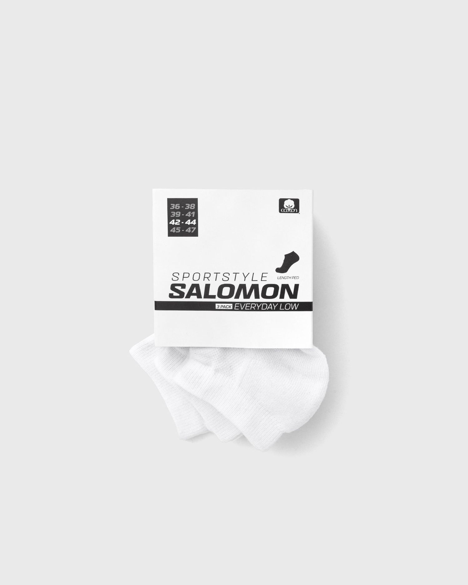 Ponožky Salomon EVERYDAY LOW 3-PACK Biela | LC2086900, 0
