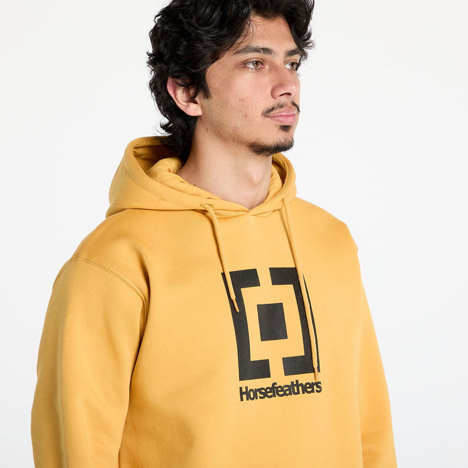 Mikina Horsefeathers Horsefeathers Leader Hoodie Žltá | SM1355D, 1
