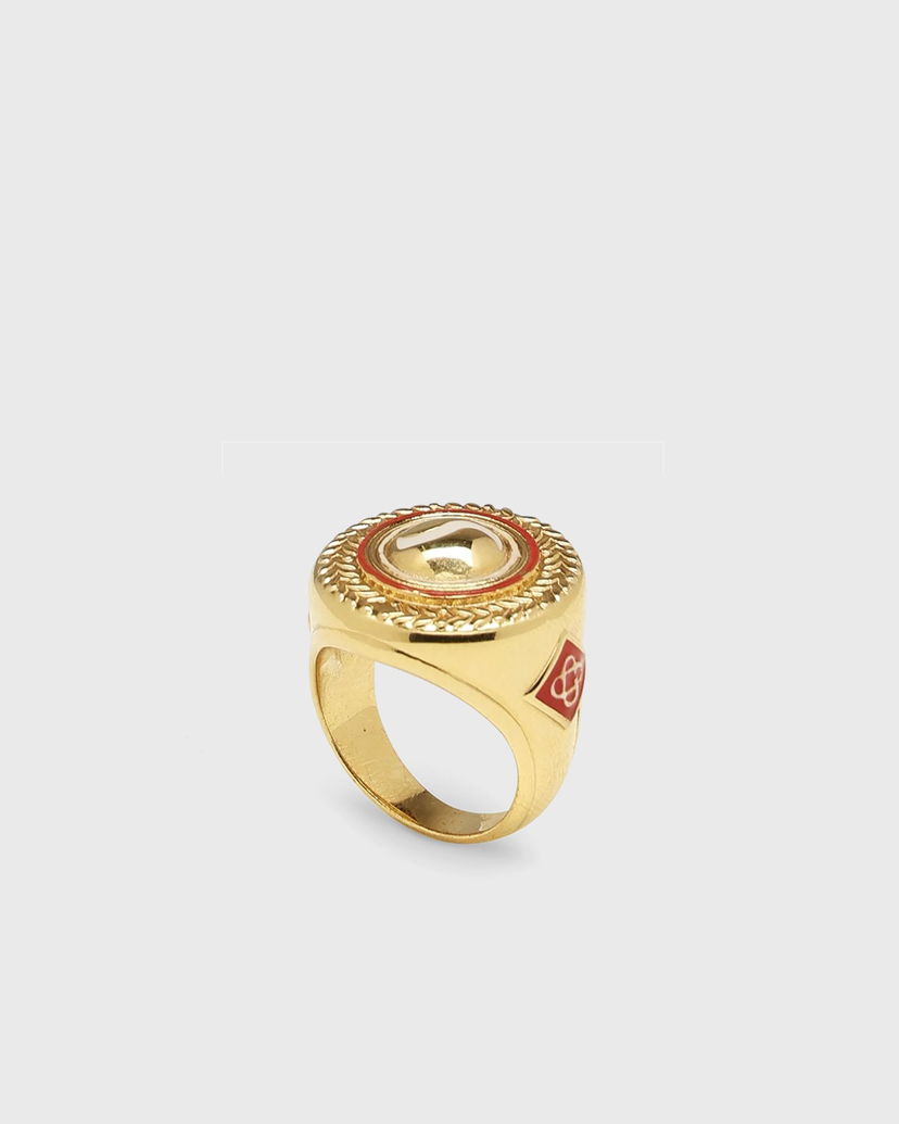 Prsteň Casablanca Sports Medallion Ring Žltá | APF25-JW-174-01
