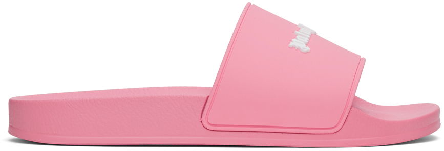 Tenisky a topánky Palm Angels Pink Logo Pool Slides Ružová | PMIC011F24MAT0016868, 0