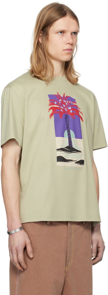 Tričko LANVIN Lanvin Printed T-Shirt Zelené | RM-TS0115-J173-P25, 1