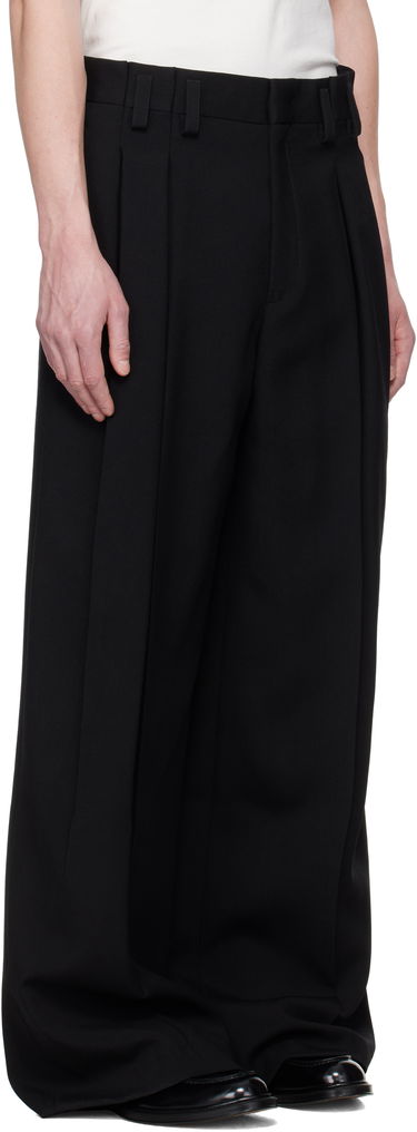 Nohavice Jil Sander Jil Sander Wool Pleated Trousers Čierna | J21KA0265_J40160, 1