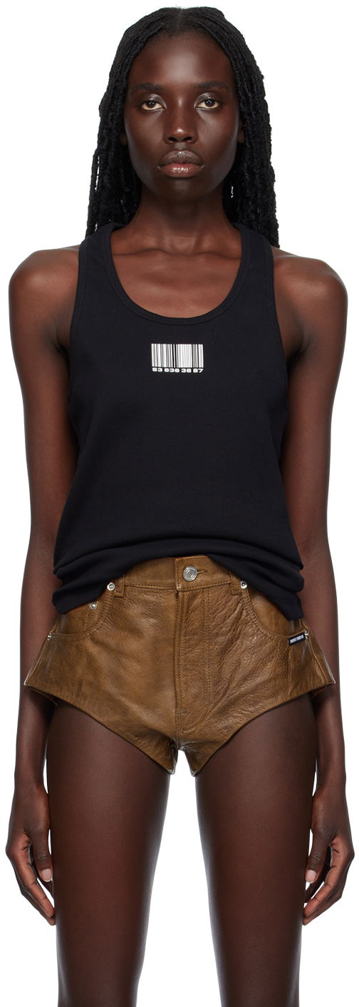 Tielko VETEMENTS Barcode Graphic Tank Top Čierna | VL18TR220B, 0