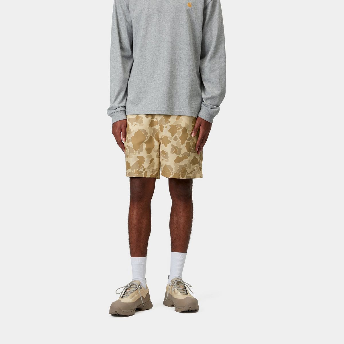 Plavky Carhartt WIP Carhartt WIP Slater Camo Swim Trunks Béžová | I035063_4, 0
