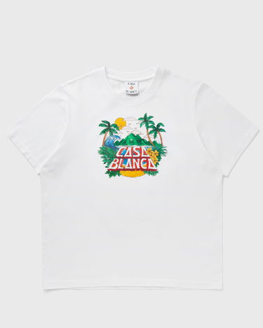 Tričko Casablanca Casablanca Casa Beach Wave Printed Oversized T-Shirt XXL Biela | MS25-JTS-027-02, 0