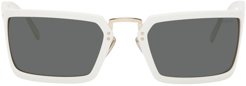 Slnečné okuliare Prada Prada Rectangular Sunglasses Biela | 0PR A11S 4615S0 8056597961783, 0