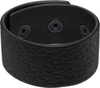 Rick Owens Concordians Anthem Leather Cuff Bracelet with Snaps