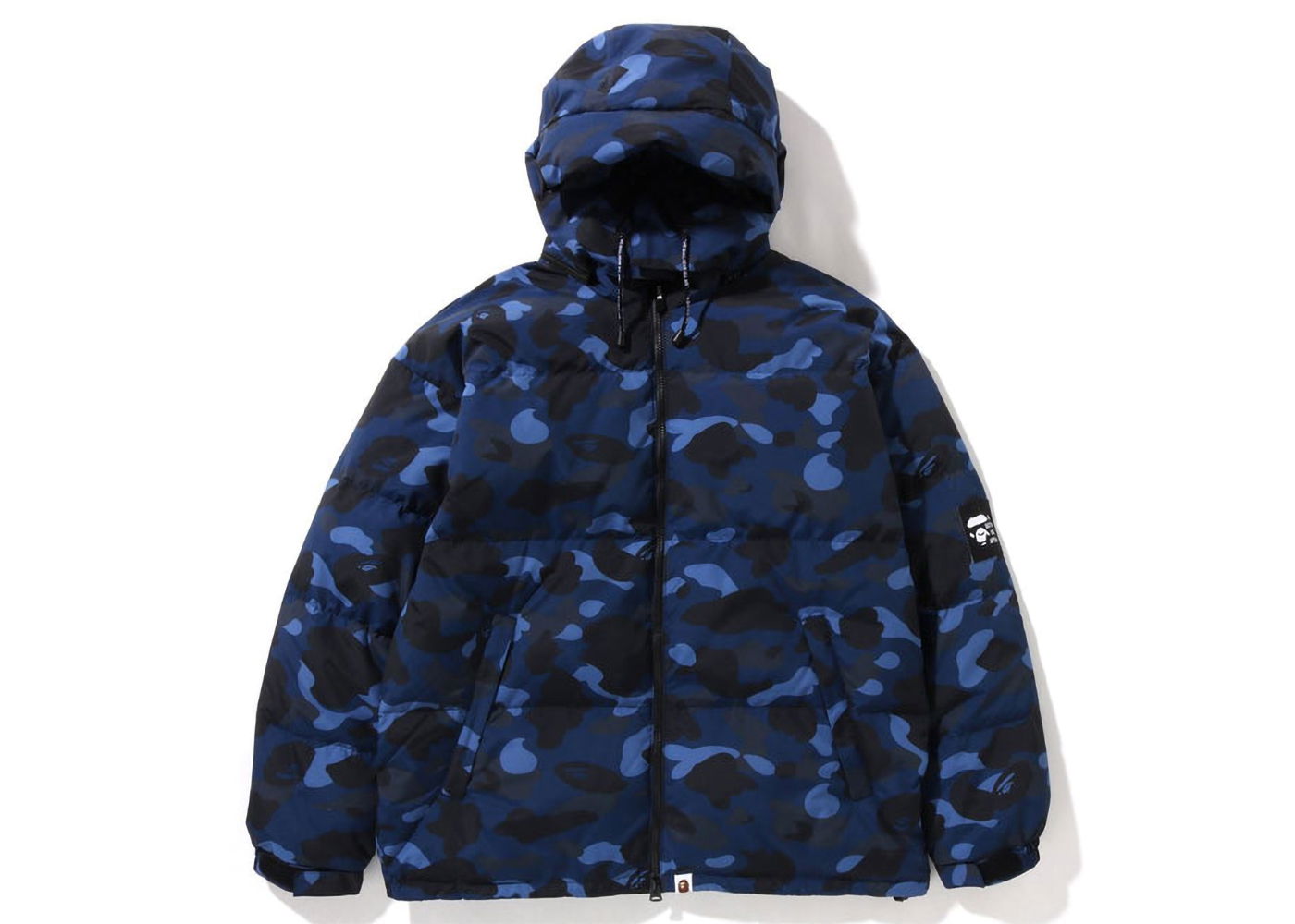 Bunda BAPE Color Camo Relaxed Fit Down Jacket Navy | 1I80-144-002, 0