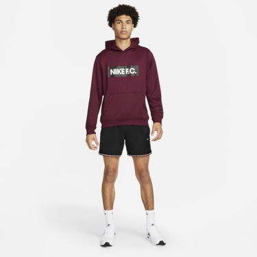 Mikina Nike Football Hoodie Vínová | DC9075-638, 1