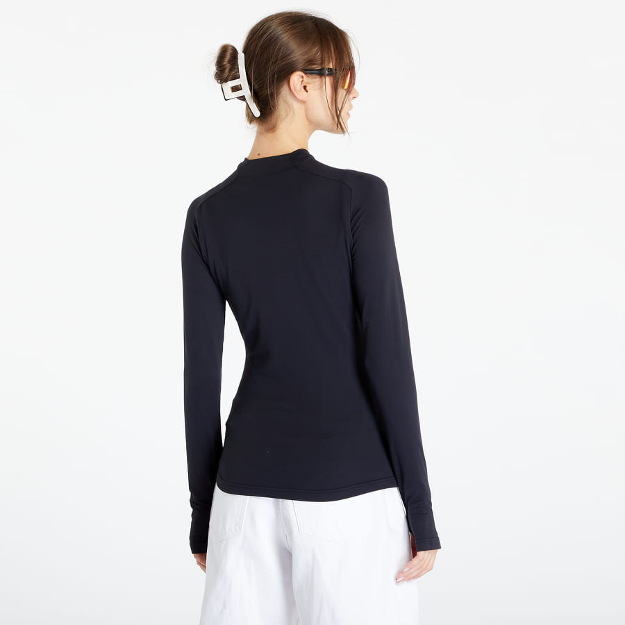 Tričko DAILY PAPER Esosa Longsleeve T-Shirt Black Čierna | 2322037, 1