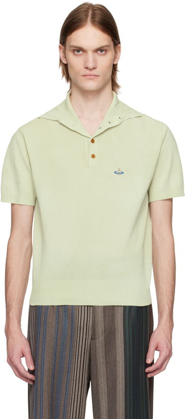 Polo tričko Vivienne Westwood Vivienne Westwood Alex Knit Polo Shirt Zelené | 2701001P-Y003K-, 0