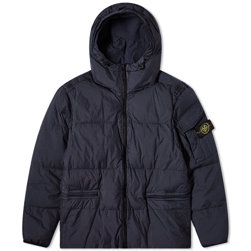 Prešívaná bunda Stone Island Crinkle Reps Down Jacket Navy | 771540223-V0020, 0