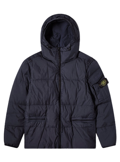 Prešívaná bunda Stone Island Crinkle Reps Down Jacket Navy | 771540223-V0020