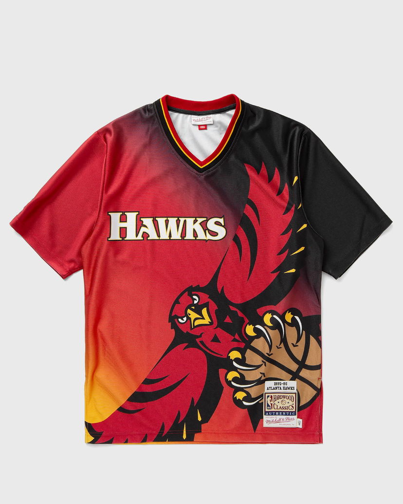 Dres Mitchell & Ness Shooting Shirt ATLANTA Hawks 1995 Čierna | SS8701-AHABKRD