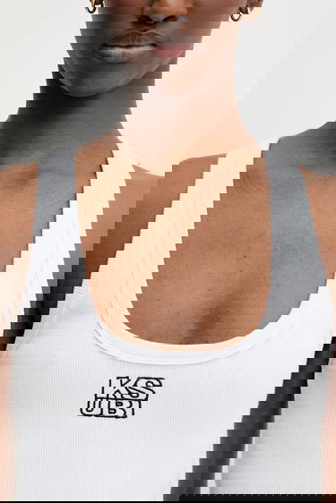 Tielko Ksubi KSUBI Stacked Origin Tank Top Biela | WPS24TA005, 3