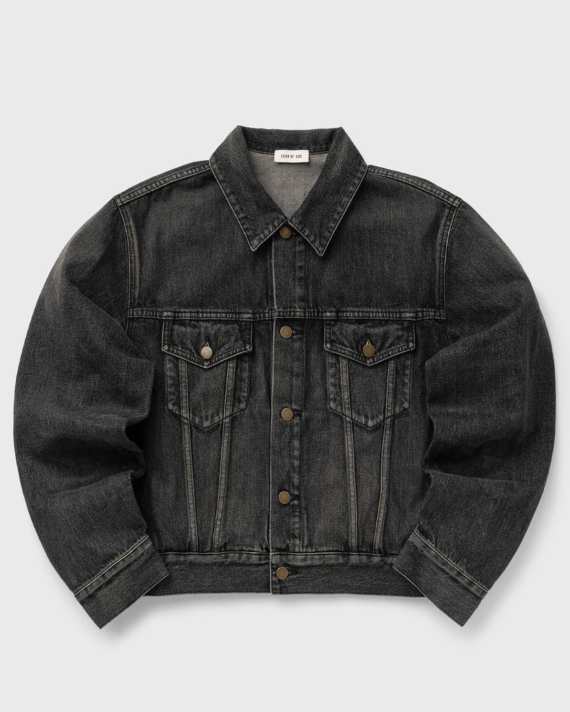 Bunda Fear of God Denim Trucker Jacket Čierna | FG25FW42-422DNM-003