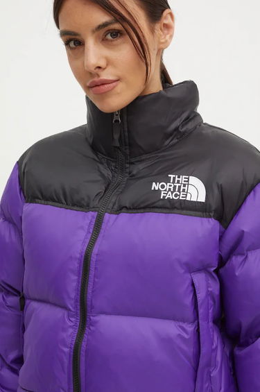 Prešívaná bunda The North Face W NUPTSE SHORT JACKET Fialová | NF0A5GGES961, 3