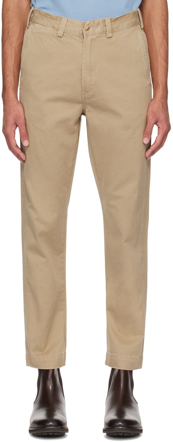 Nohavice Polo by Ralph Lauren Salinger Trousers Béžová | 710920621003