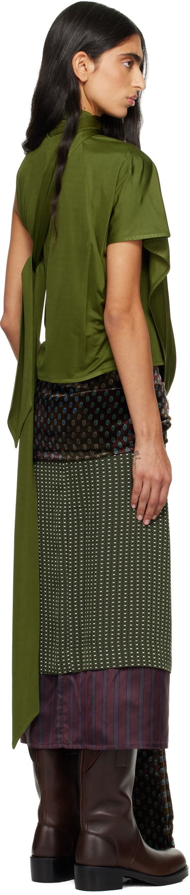 Tričká a tielka Dries Van Noten Dries Van Noten Draped Top Rôznofarebný | 252-011158-2617, 2