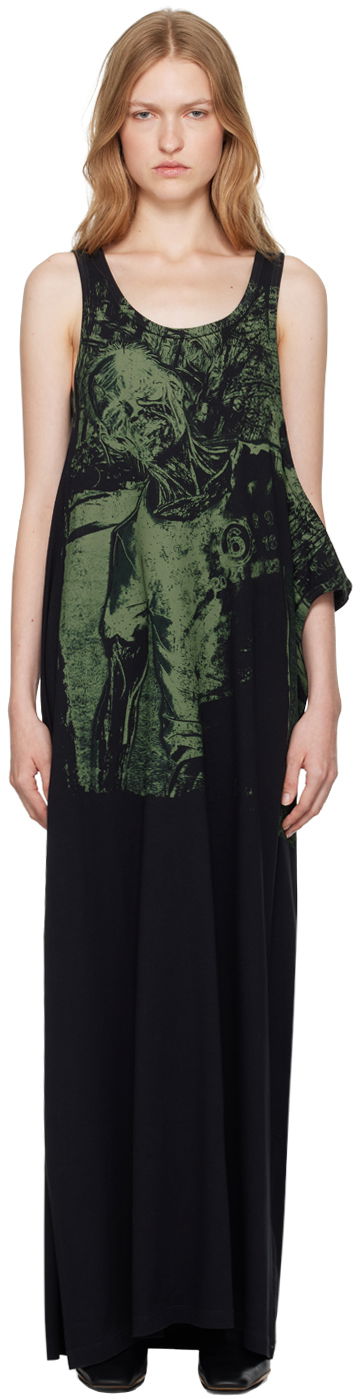 Šaty Maison Margiela Jersey Maxi Dress Čierna | S62DG0026 S23588, 0