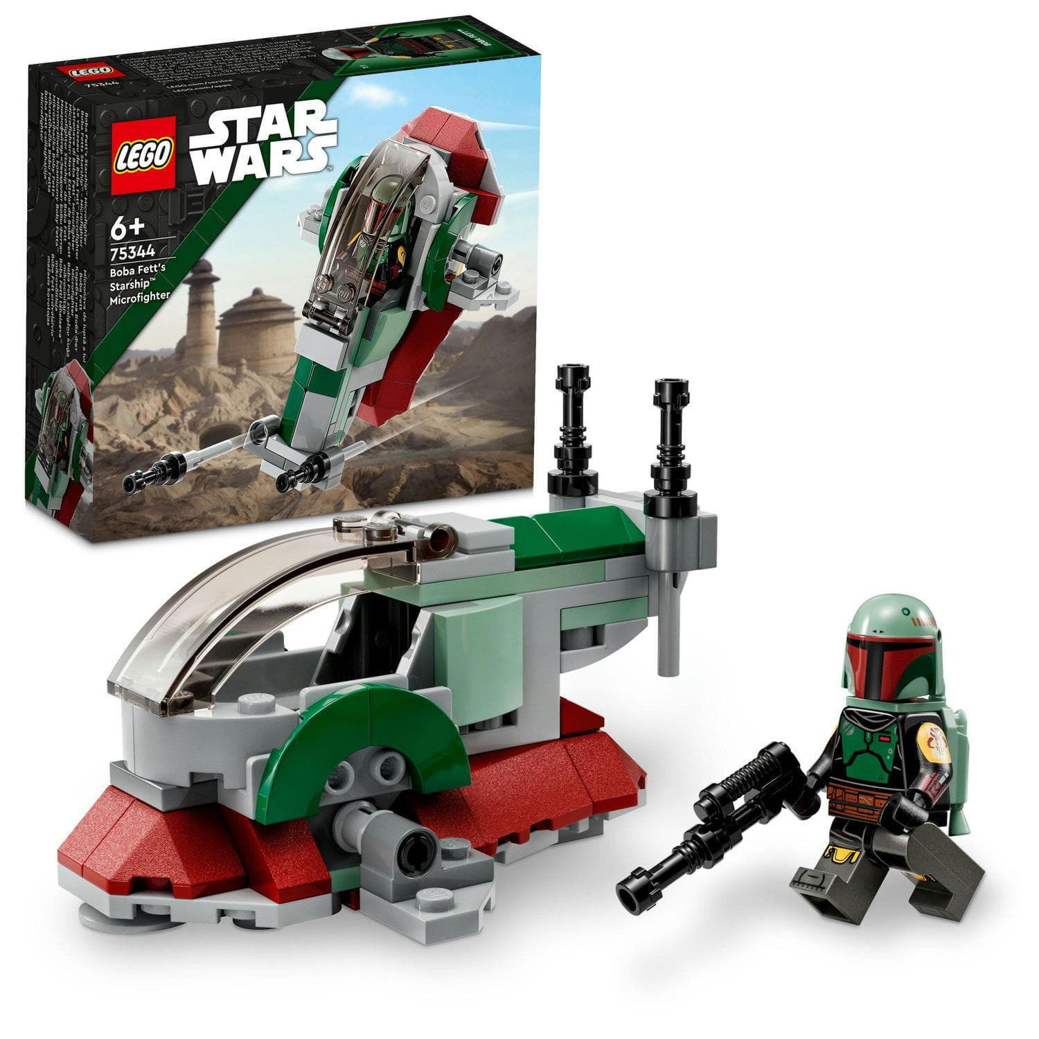 Flexstyle LEGO Star Wars™ 75344 Boba Fett's Starship™ Microfighter Rôznofarebný | 75344LEG, 0