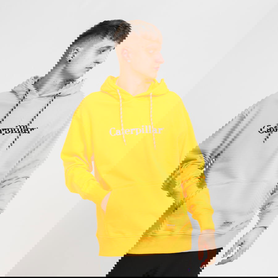 Mikina Caterpillar Classic Logo Hoodie žlutá Žltá | 2910491, 0