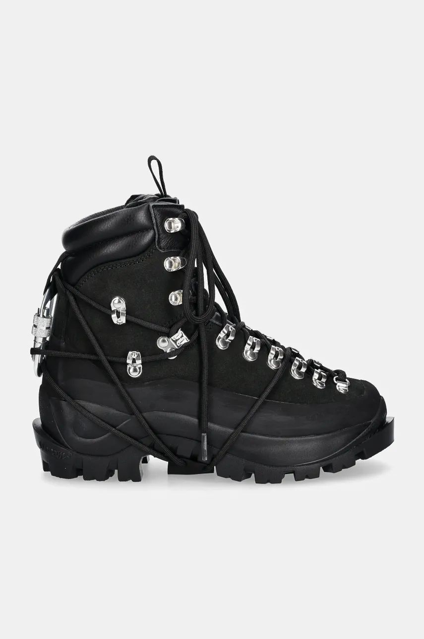 Tenisky a topánky HELIOT EMIL Black Leather Hiking Boots Čierna | HE.17.024.BLK01, 1