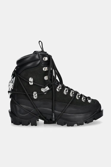 Tenisky a topánky HELIOT EMIL Black Leather Hiking Boots Čierna | HE.17.024.BLK01, 1